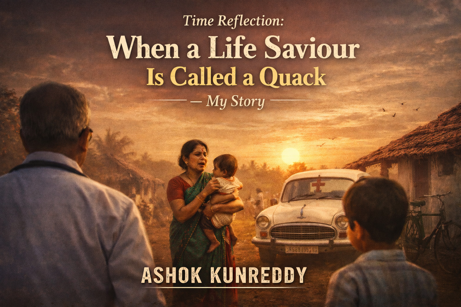 I was born and raised in a small village called Pedda Gudem in the Nalgonda district of Telangana, Bharat. Life in my village 15–20 years ago was very different. Roads were rough, transport was limited, and immediate medical help was almost impossible to find. Yet, amidst those limitations, life moved forward with hope — supported by people who cared more through their actions than their titles.