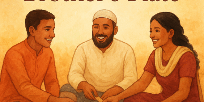 We don’t need to fight for food, my friend, We just need to share the plate again.