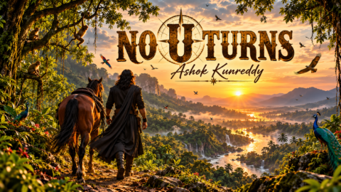 No U-Turns by Ashok Kunreddy is a heartfelt country traveler song about life, freedom, and moving forward. Walk through the forest with your horse, feel nature, and enjoy the journey with relaxing guitar and soulful melodies.